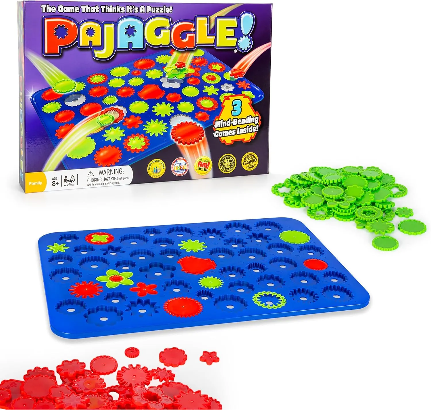 Board Game That Thinks It's a Puzzle$ Great for Solo$ Competitive or Team Play for Boys$ Girls$ Teens$ Adults Ages 8 niche equitable and Up Continuum Games Pajaggle The 