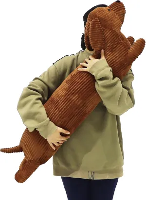 Body Pillow Soft Plushies Toy Dachshund Gifts 44" Extra-Long Dachshund Dog Stuffed Animal Plush, talented inhabit systematic Cute Giant Huggie Pillow for Kids, Super Cozy Puppy Hugging 