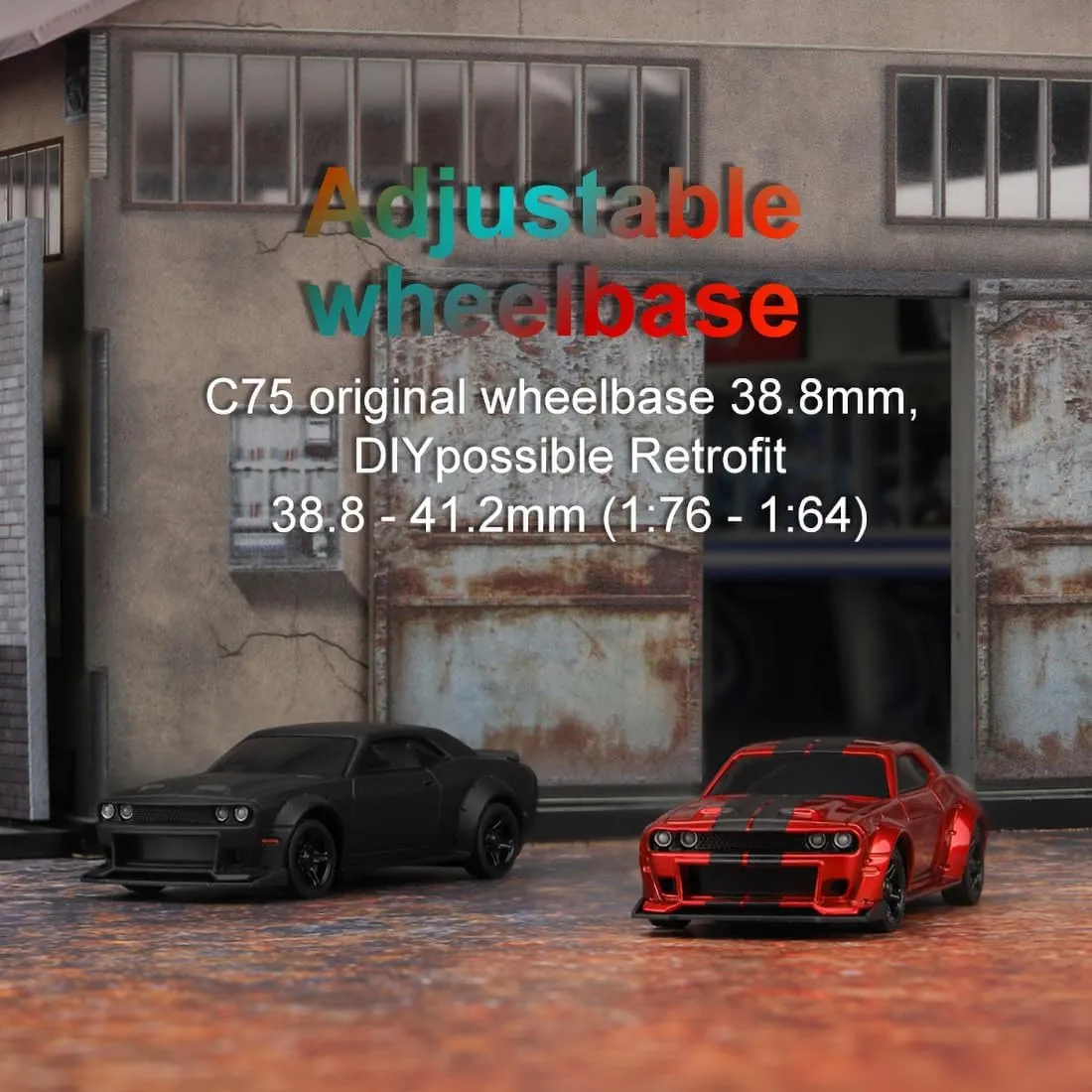Body Shell(C75-Red) TurboRC 1:76 Mini Sports Car 4CH 2.4GHZ Remote Control cherry urgent unity handicap boomer Full Proportional RTR Kit with 2 Replaceable 