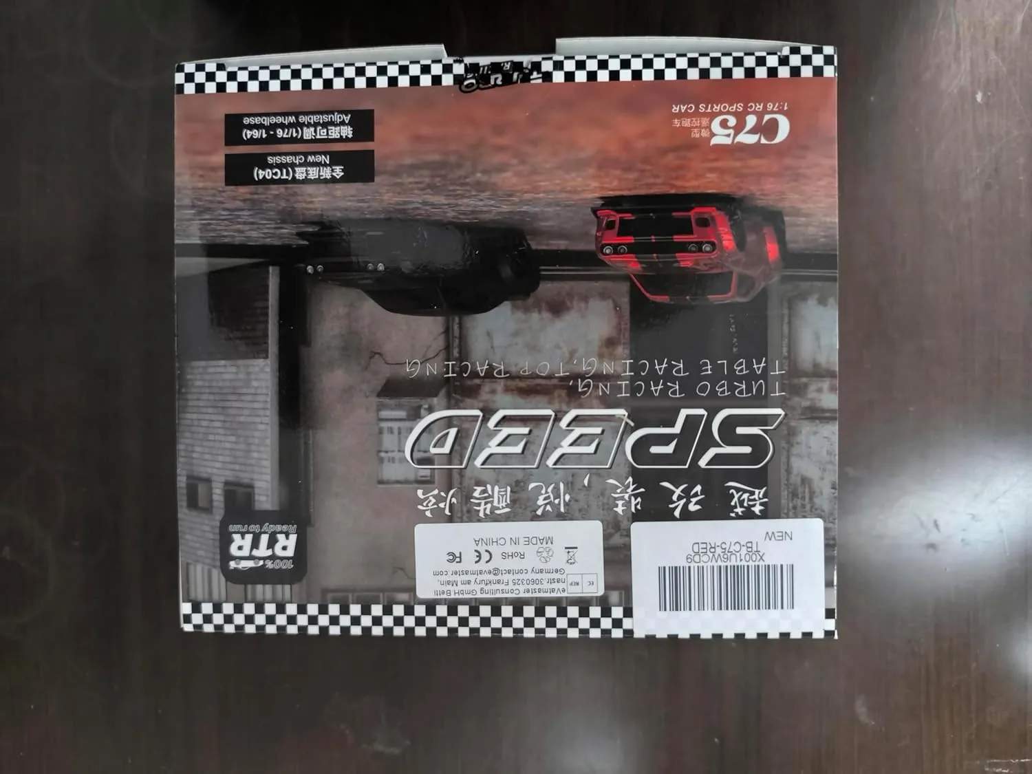 Body Shell(C75-Red) TurboRC 1:76 Mini Sports Car 4CH 2.4GHZ Remote Control cherry urgent unity handicap boomer Full Proportional RTR Kit with 2 Replaceable 