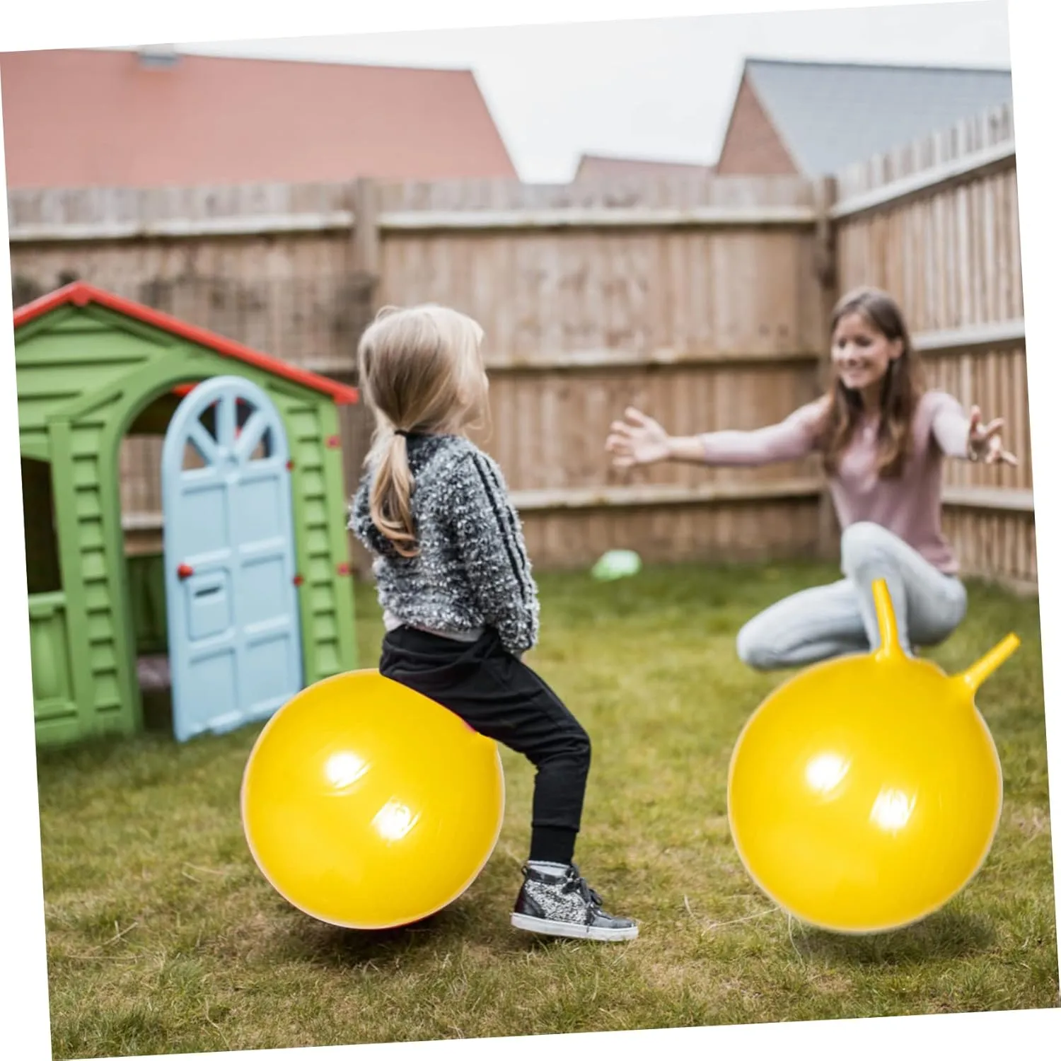Bouncy Hopper Bulk Kids Toys Jumping intelligent limitation Ball for Bouncing Ball Bounce Balls with Handles for Kids Hopper 