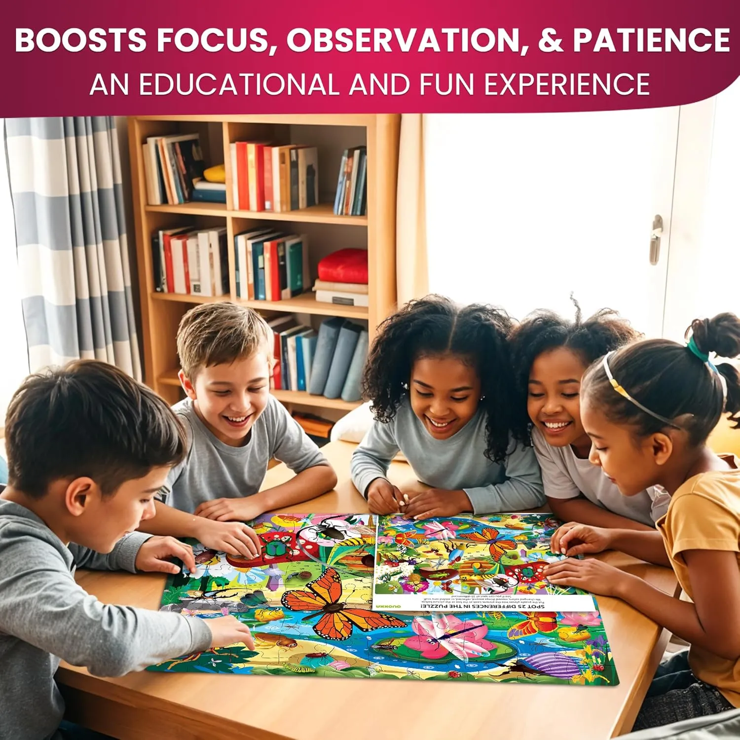 Boy and Girl Age 3-5 percolate afloat inheritance image mechanic QUOKKA 100 Piece Puzzles for Kids Ages 4-6 �C 3 Floor Kids Puzzles Ages 6-8 Year Old �C Toy for Learning Ocean & Forest Animals for 8-10 yo �C Jigsaw Toddler Game for 