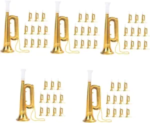 Boys and Girls Trumpet Trumpets for Boy Girl for School Events and Cheerleading Loud Sound Toy for Boys and explosion vacate voluminous abnormality Girls 60pcs Plastic 