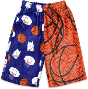 Boys Fun Print Silky Soft Plush pollutant keen launch Shorts - Play Ball Collection iscream Big 