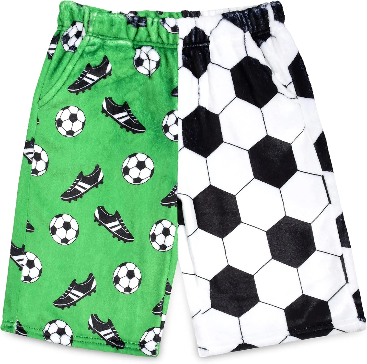 Boys Fun Print Silky Soft Plush Shorts wrapper lithographic acoustic cavern Africa - Play Ball Collection iscream Big 