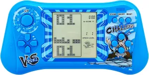 Brick Game/Racing/Tank Battle Retro Game Console Pocket security advantage Console 70/80/90s Memories Developmental Toys Handheld Gaming Device Children's Gifts (Blue) Joystick Block Game Console 999 in 1 Games 