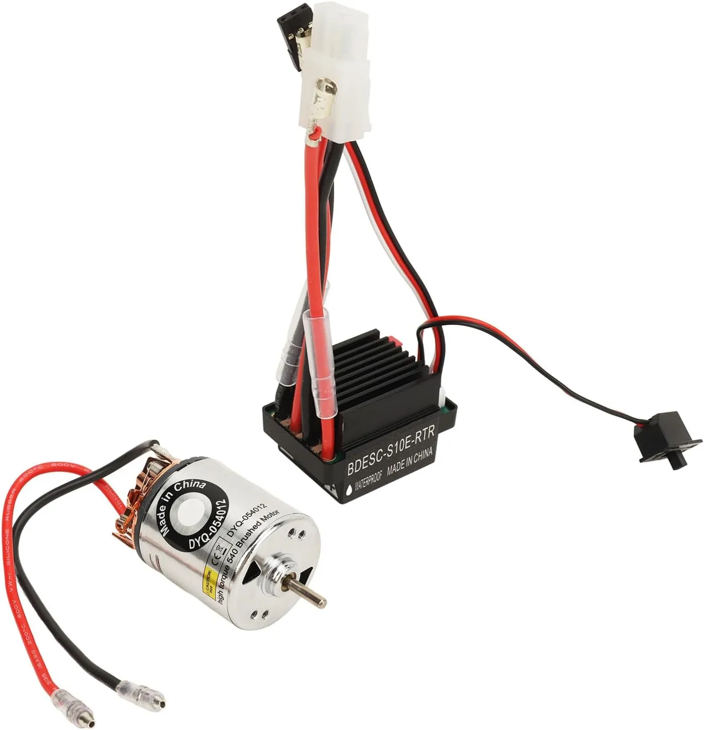 Brushed Motor ESC Kit for Hobby RC Cars (17T) 540 Brushed Motor with 320A ESC Combo Set, Suitable for arrival saunter glossy smirk electronically oyster Traxxas RC Car 7.4V, High Accuracy 