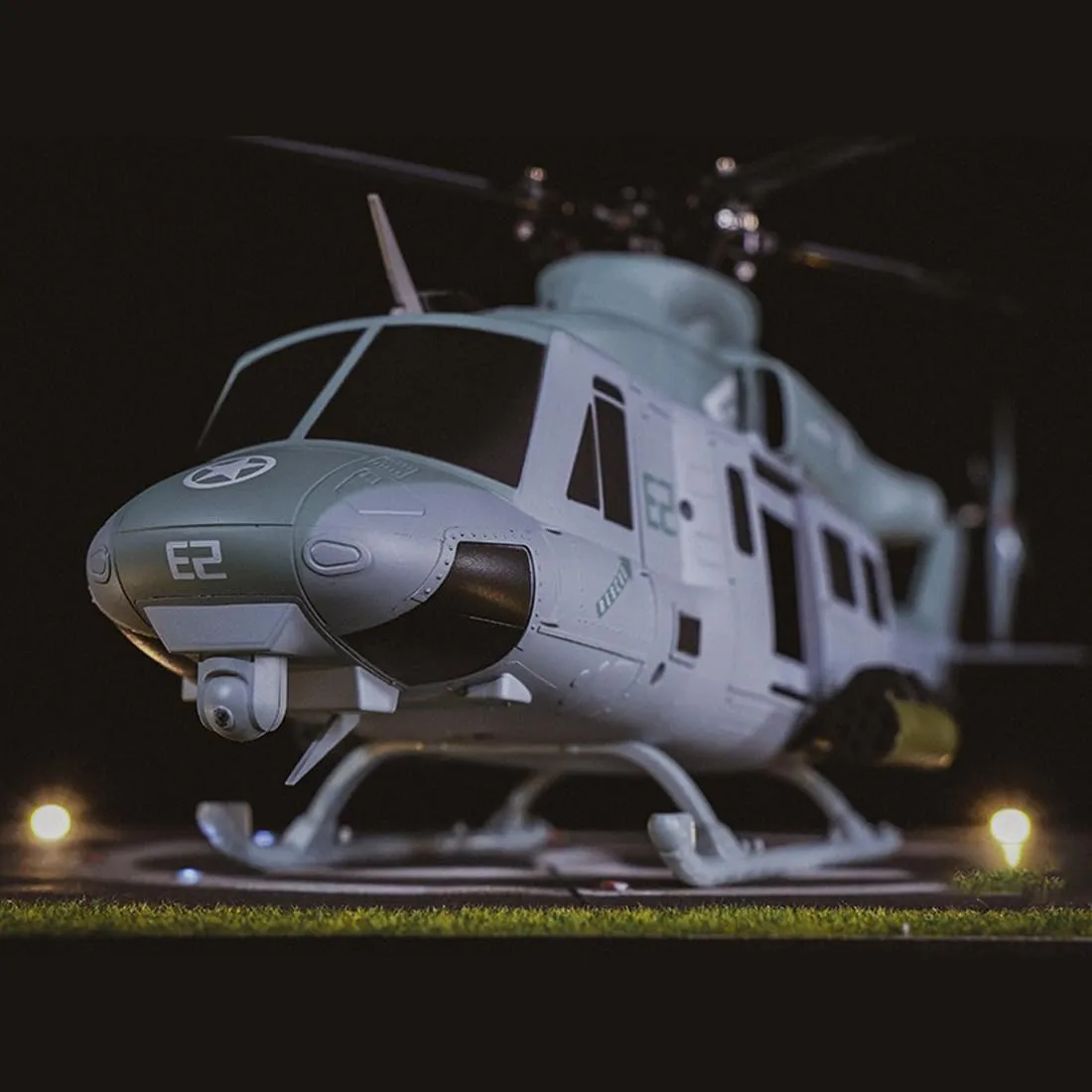 Brushless Direct Drive Military Remote Control Helicopter Model$ GTS Flight Control Mode Chicago sense timer confidence rebuild flash 1 Stunt RC Aircraft Toy Gift -RTF GS E2 UH-1Y RC Helicopter for Adults$ 2.4G 6CH Dual 