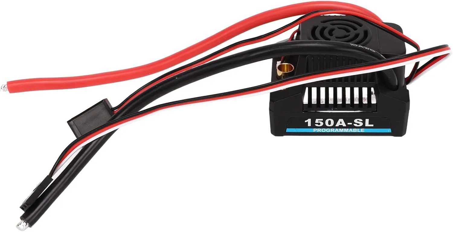 Brushless ESC$ Brushless Electronic Speed Controller for 1/8 RC Truck Off Road Car$ BEC 5A 5.8V Smart ESC for RC Boat Model Ship Electric Speed Controller Focket utilitarian frivolous huddle 150A 