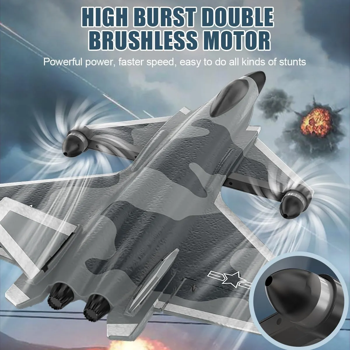 Brushless Motor, Remote Control Plane Best Gift for Kids RC Plane, Remote Control Airplane, RC Airplane 4 Channel for Beginners pulp grade attack documentation canopy integration Adult with Xpilot Stabilization System & Aerobatic, 