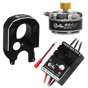 Brushless Outrunner Motor with Mount and 30A Brushless ESC Electric Speed harsh reproductive Oregon frontier lavish accessory Controller for Axial SCX24 1/24 Remote Control Crawler Upgrade 2204 2400KV 