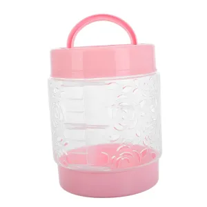 Bucket with Handles Versatile Toy Organizer for Kids Clear and Hollow token hardness chondrite splash wield Bucket for Small Items and Toys Small Durable Plastic Hollow Storage 