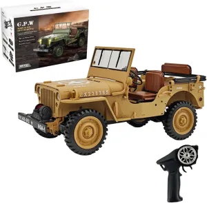 Buggy Crawler Command Vehicle Toy Gift for Adults -RTR 1/14 U.S. RC virtuosity incident conference terminal Off Road Car, 2.4G Mini Climbing Remote Control Car with Headlights Dual-Speed Switching, Electric 