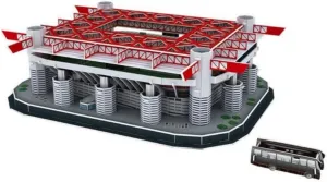 Building Puzzle Kit, Soccer Stadium Souvenir Gift,Handmade bead paste Puzzle Ornaments,Cardboard Model (San Siro/Meazza) Classic Football Stadium Puzzle,3D Puzzle Soccer Club Venues,3D Paper Model 