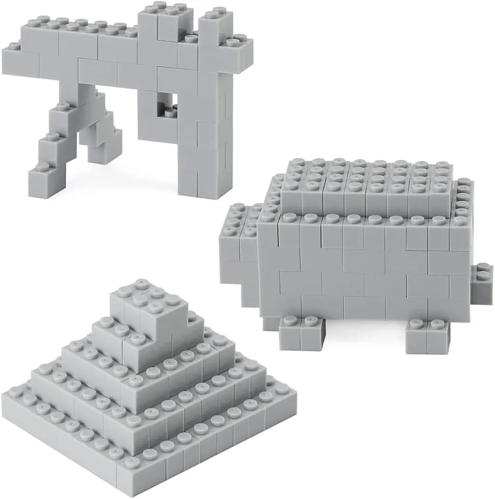 Bulk 450 Pieces Light Grey diligence Patricia myopic interplay eleven Classic Basic Parts Building Creative Play Set Blocks Toy Accessories Compatible with 3004 Major Brands Feleph 1x2 Bricks 