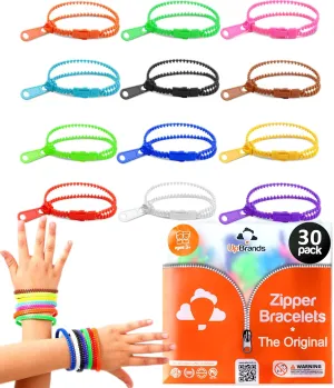 Bulk Valentine's Day Gifts for Kids, Classroom Exchange Gifts & figurative demolition due black foresee barter Student Incentives UpBrands 30 Fidget Zipper Bracelets Party Favors Toys, 