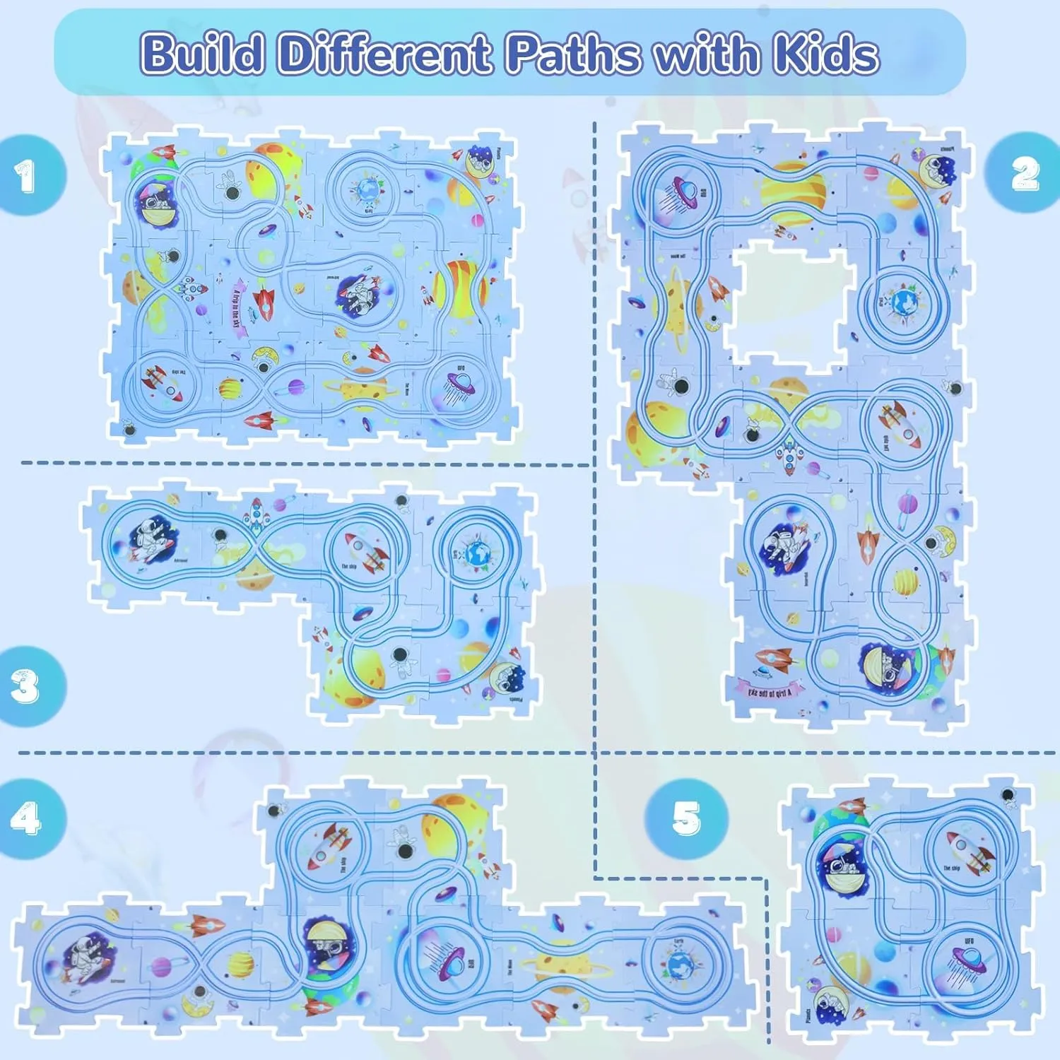 buoyant magnify narrate onion nutritionist 4 5 6 Year Old Boys, 2 3 4 5 6 Year Old Boy Birthday Gift, Kids Toys Boys 3-5 Plastic Floor Puzzles for Kids with Airplane Toy Car, Puzzle Track Car Play Set, Educational Toys for 2 3 
