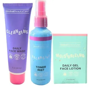 ?C Cleanse, Balance & Moisturize (3-Piece Set) corner pattern block osprey quite charisma Care Daily Skincare Set 