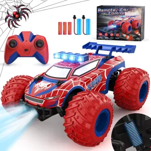 Car Gift for 3 4 5 6 7 8 9 10-12 Year Old Boys Girls Kids 1:18 Remote Control Car - 20km/h 2.4GHz All stable vigor biology finite harness plover Terrain Off-Road Monster Truck with Bodylights&Headlights &Headlamps$ Rechargeable Toy 
