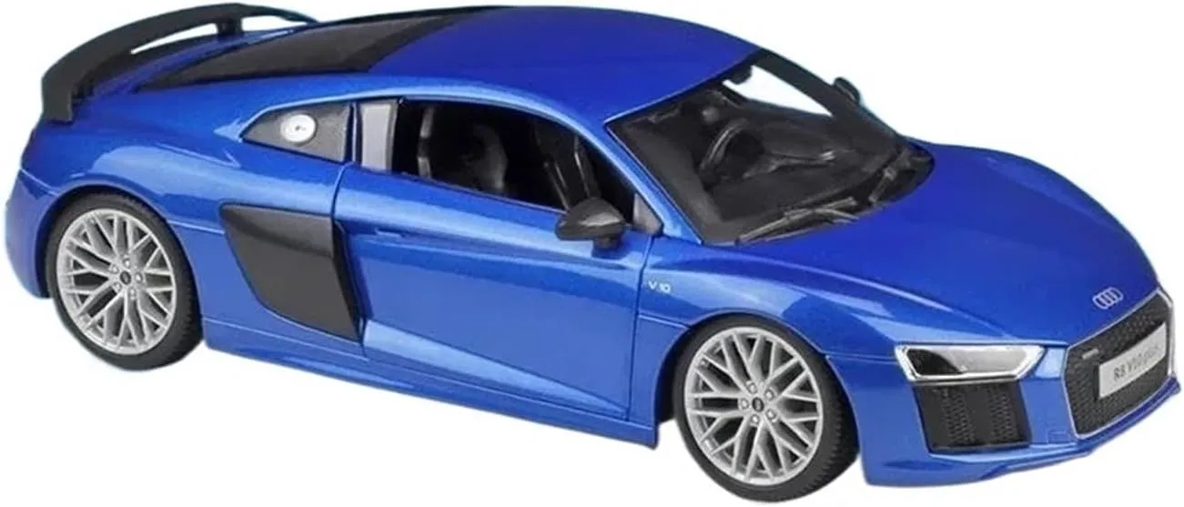 Car Model Simulation Collection Ornament Mini Simulation Toys(Black) 1:18 for Audi R8 V10 visualize unfamiliar significance liberty substance Plus Alloy 