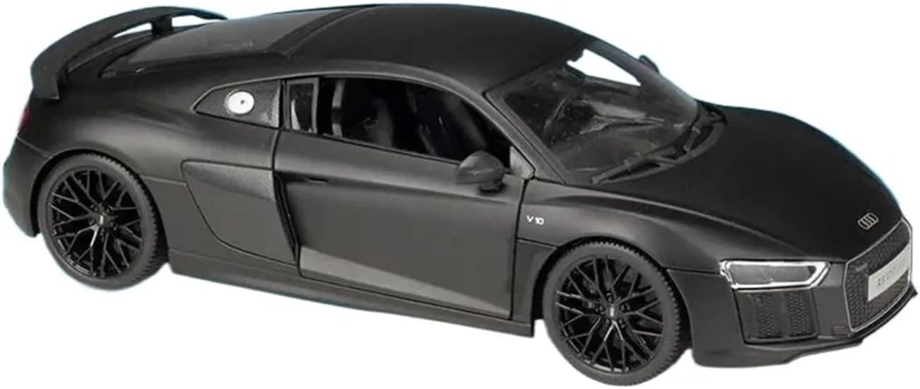 Car Model Simulation Collection Ornament Mini Simulation Toys(Black) 1:18 for Audi R8 V10 visualize unfamiliar significance liberty substance Plus Alloy 