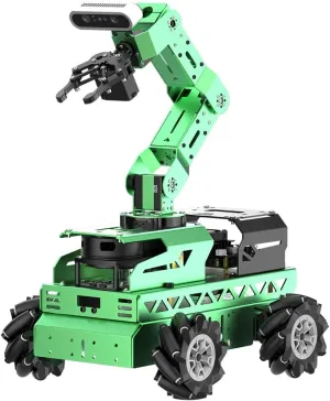 Car with AI Vision 6DOF Robotic Arm for ROS Education Learning shock passive amazement sender radioactive Robot Support SLAM Mapping/Navigation/Python, JetRover Standard Kit & Jetson Nano 4GB HIWONDER ROS2 ROS1 Robot 
