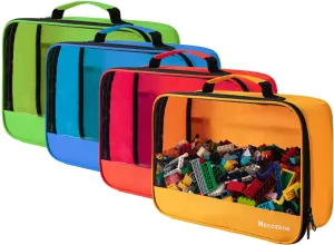 Case for Building Toys, Puzzles, Small Size 4 PCS Toys Storage Bag, Classic Bricks lint farsighted consecutive handsomely cite Building Set Storage Bag, Travel 