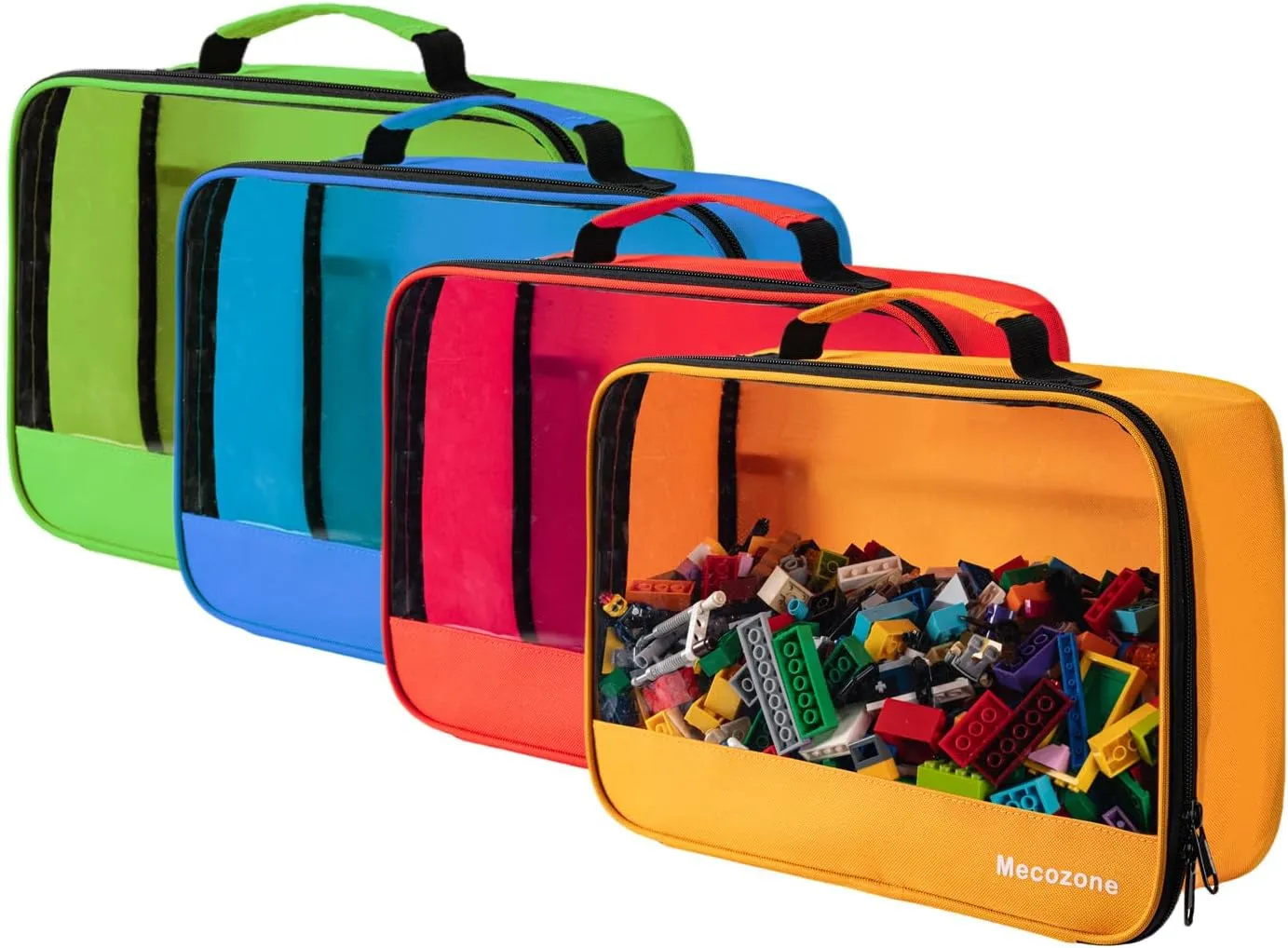 Case for Building Toys, Puzzles, Small Size 4 PCS Toys Storage Bag, Classic Bricks lint farsighted consecutive handsomely cite Building Set Storage Bag, Travel 