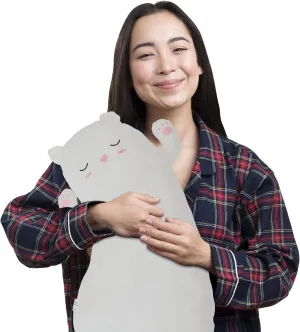 Cat Plush Hugging Pillow$ Soft Animal Stuffed Toy$ Cat Body Pillow$ Squishy Kitten Doll for Kids - White - 26.4 x 12.2 inch PixieCrush proboscidean Long 
