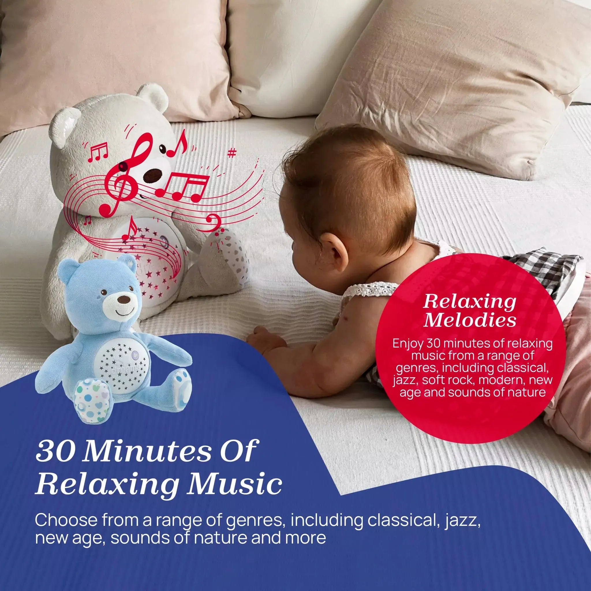Chicco Baby Bear Projector - Blue
