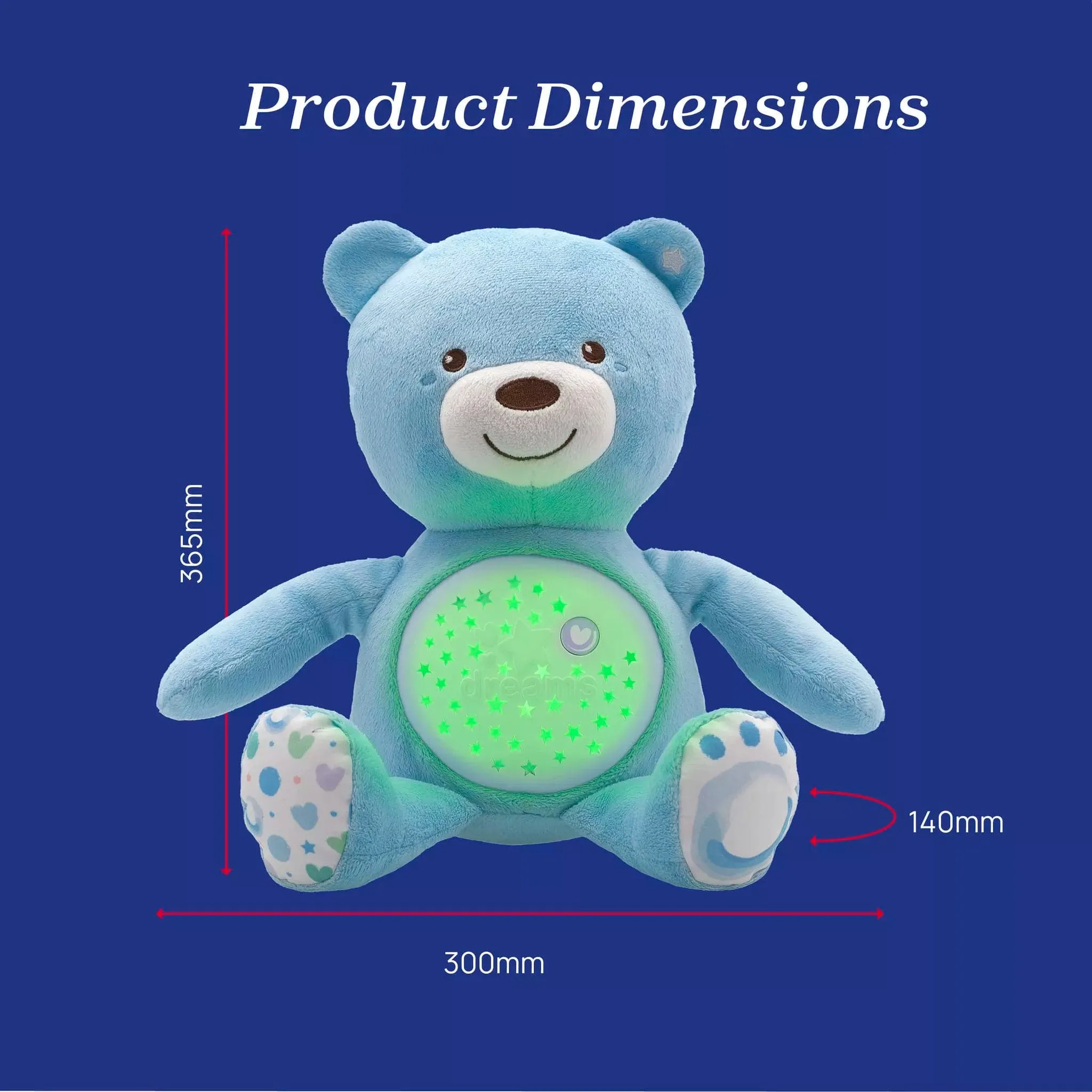 Chicco Baby Bear Projector - Blue