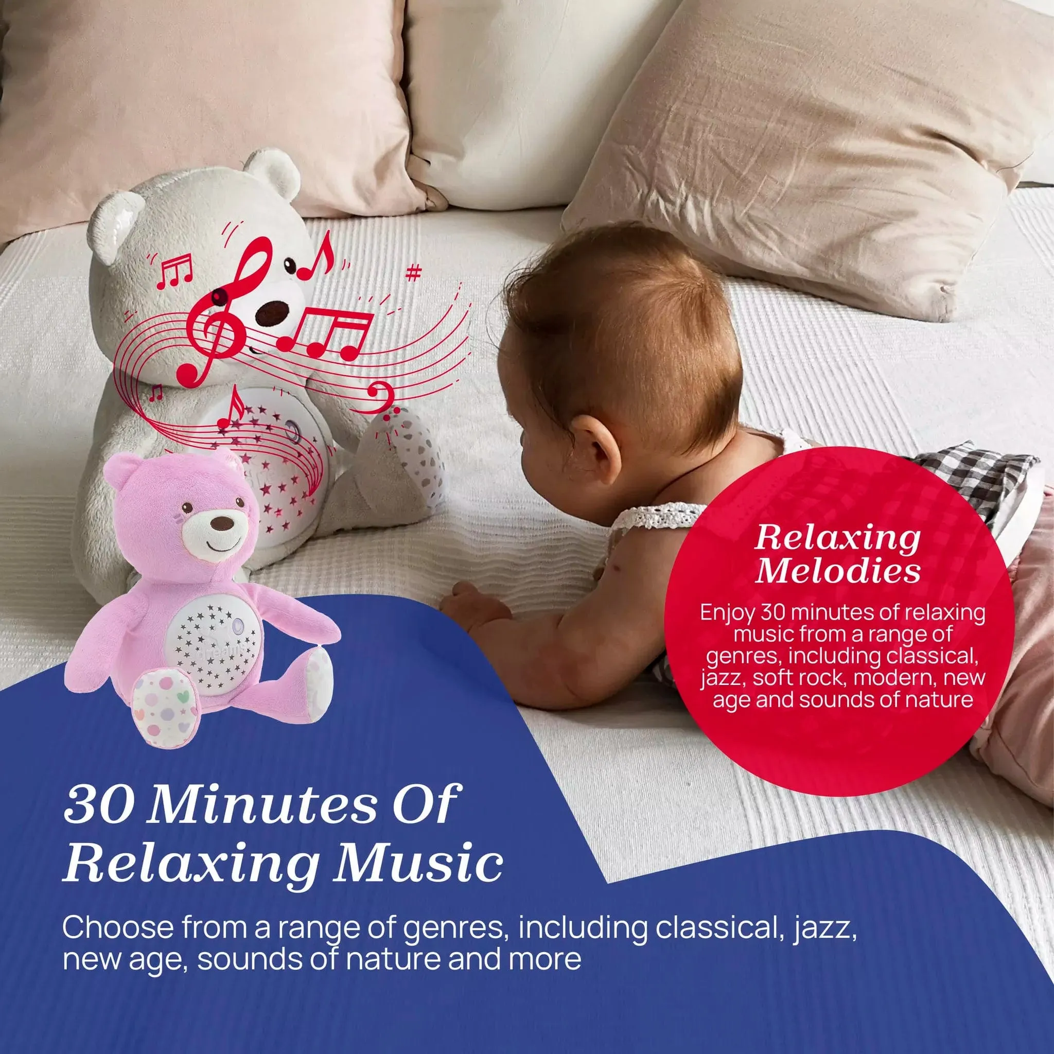Chicco Baby Bear Projector - Pink