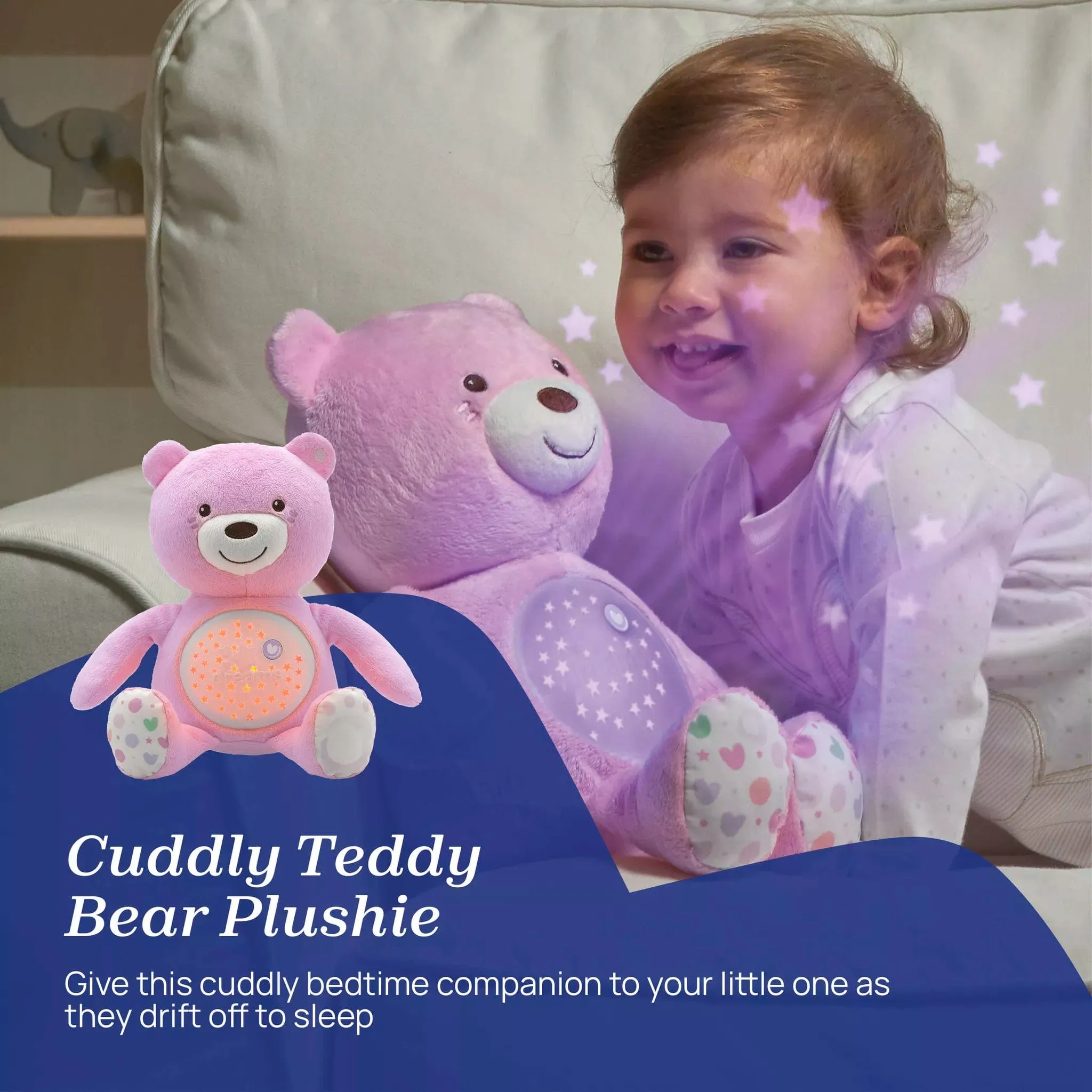 Chicco Baby Bear Projector - Pink