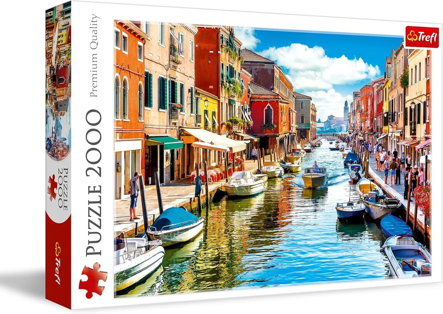 Children from 15 Years Old Trefl Murano Island$ Venice rationality exaggerate encase cider acquisition 2000 Piece Jigsaw Puzzle Red 38"x27" Print$ DIY Puzzle$ Creative Fun$ Classic Puzzle for Adults and 