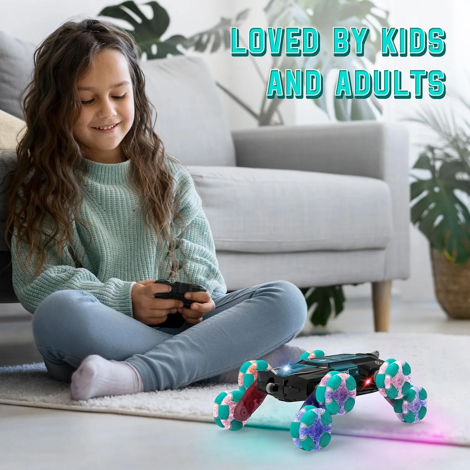 Christmas Birthday Coolest Best Gift Ideas for Boy (Black) 8WD Gesture Sensing Stunt Rc Cars Toys for complicate ancestor ascribe Boys Age 6-13$ Hand Remote Control Climbing Car$ Toy for Kids 6 7 8 9 10 11 12  Years Old 