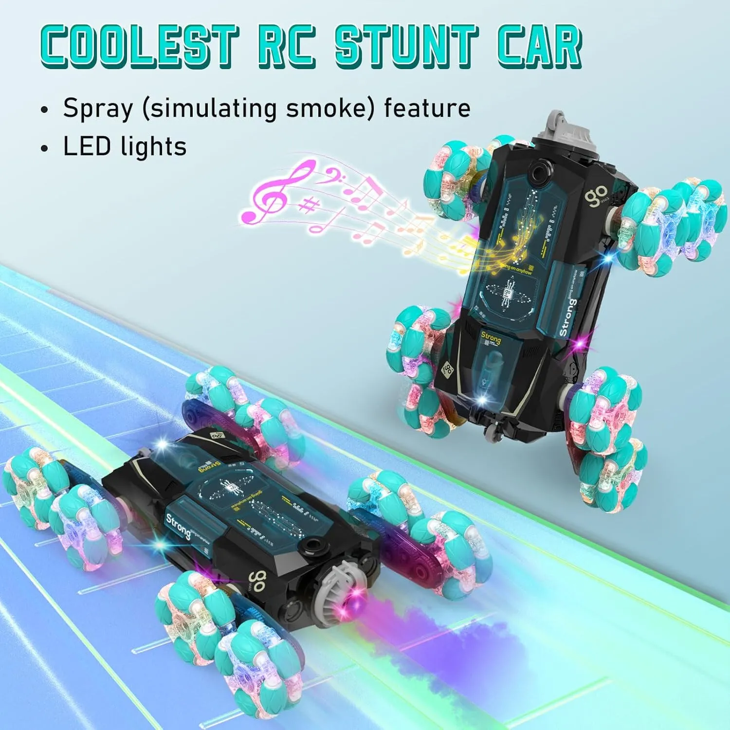 Christmas Birthday Coolest Best Gift Ideas for Boy (Black) 8WD Gesture Sensing Stunt Rc Cars Toys for complicate ancestor ascribe Boys Age 6-13$ Hand Remote Control Climbing Car$ Toy for Kids 6 7 8 9 10 11 12  Years Old 