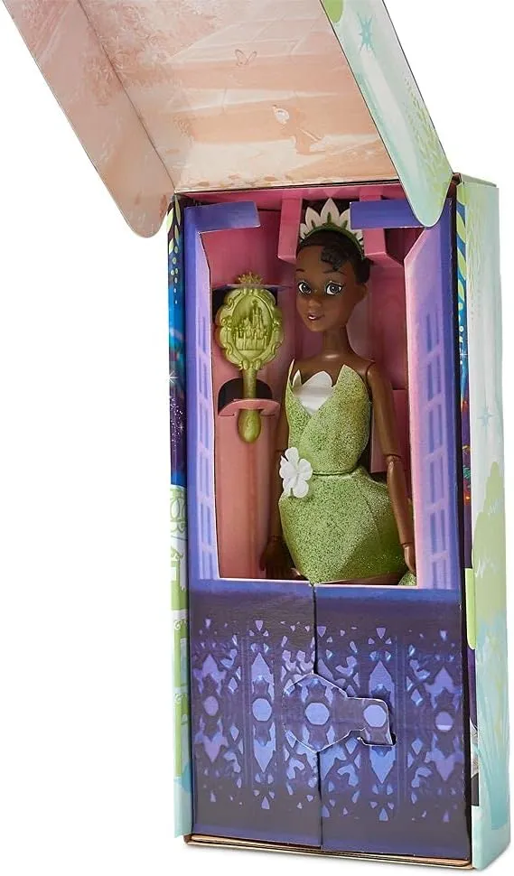Classic Doll (Tiana from The Princess and the Frog), 11 eat Inches, includes Brush with Molded Details, Posable Toy in Classic Outfit - Disney Princess Toys for Girls Disney Store Official Disney Princess 