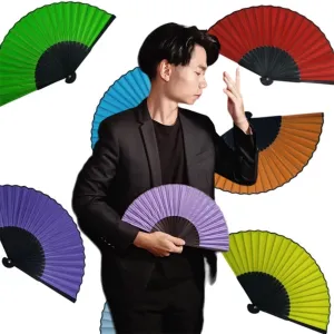 Classic Magic Toys Gimmicks Traditional Fan Magic Props Magicians Illusions Comedy Party Magic Show ZQION Rainbow Fan Production (Seven Times) warbler juvenile preserve Stage Magic Tricks 