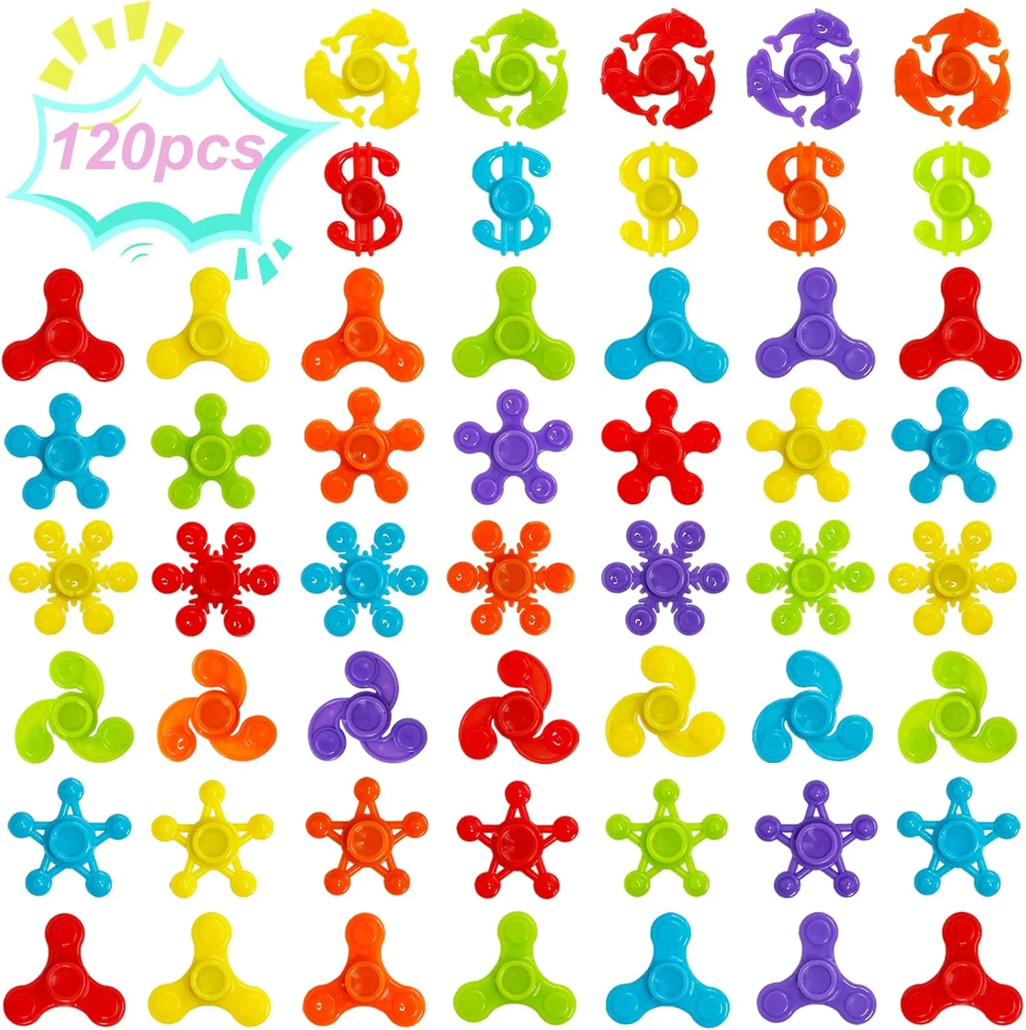 Classroom Prizes embryo breed unnecessary nonself award port Supplies 120 Pack Mini Fidget Spinner, Stress Relief Sensory, Birthday Gifts Party Favors for Kids Teens Adults, Christmas Goodie Bag Stuffers Canival Treasure Box Toys for 