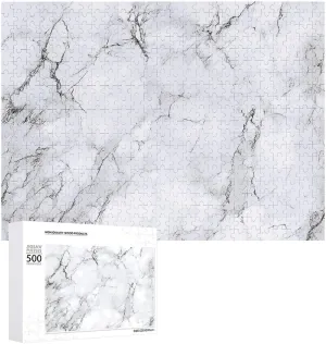 Colorful nearly insult DIY Picture Puzzle Home Decoration Creative Gifts Marble White Texture Wooden Puzzles 