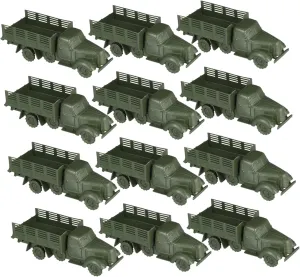 Compact Design 12Pcs Truck Models Engaging Playthings for Sand Table Outdoor Fun Safe Durable free Construction for Parent Interaction Lightweight 