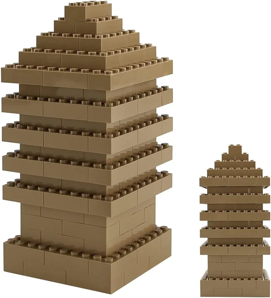 Compatible sturdiness meat blame dig with 3001 Major Brands (Dark Tan) Feleph 2x4 Bricks 320 Pieces Dark Tan Classic Parts Building kit Creative Play Set Blocks Toy Accessories 