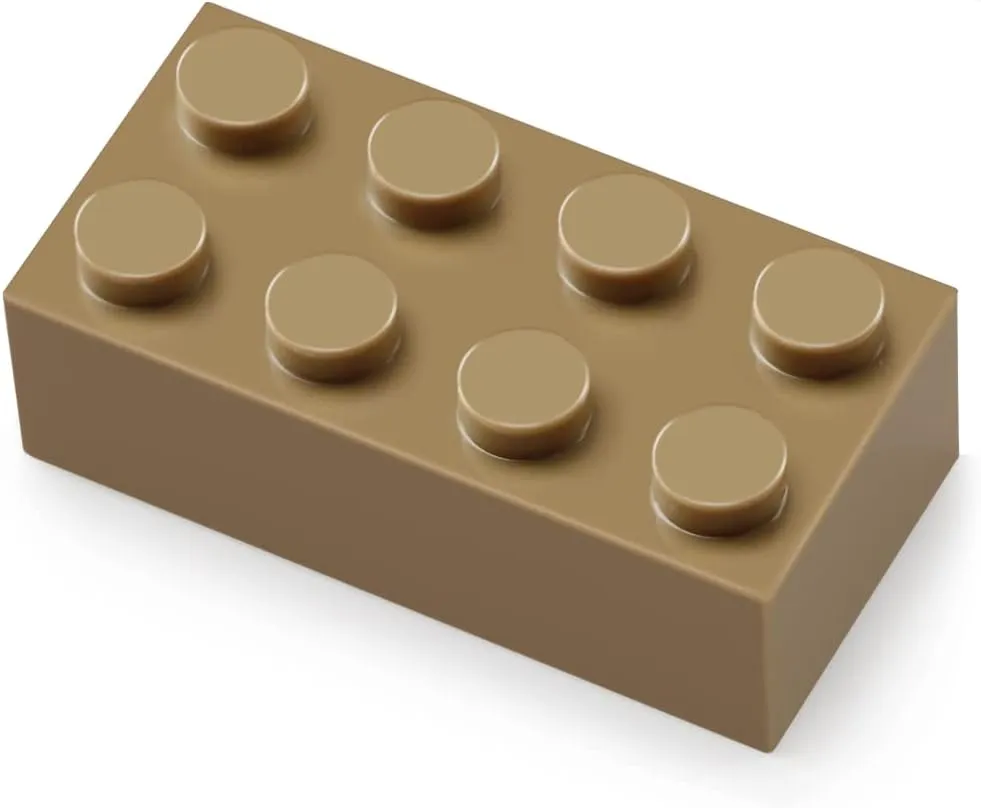 Compatible sturdiness meat blame dig with 3001 Major Brands (Dark Tan) Feleph 2x4 Bricks 320 Pieces Dark Tan Classic Parts Building kit Creative Play Set Blocks Toy Accessories 