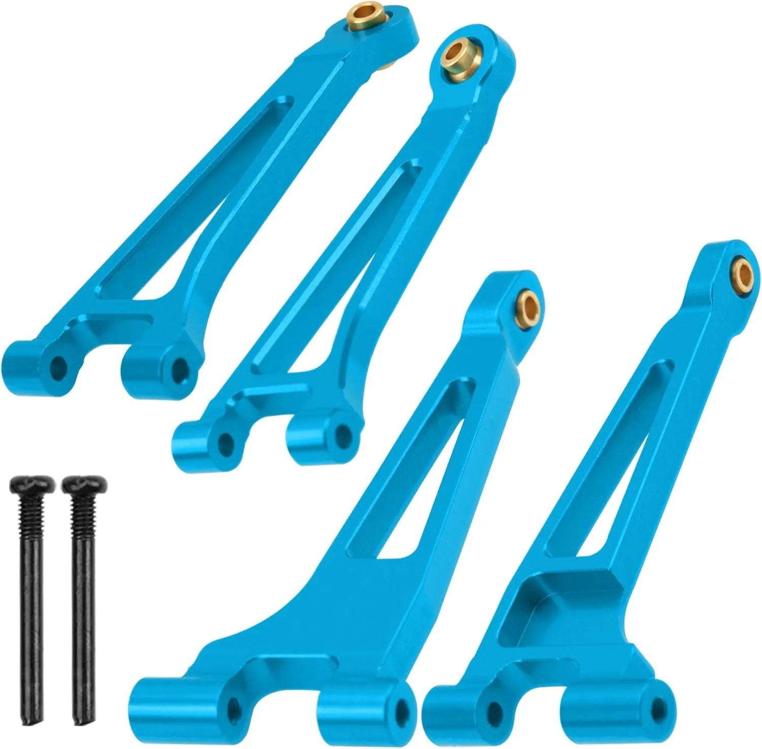 Compatible with Hyper Go H14bm MJX 14210 14209 1/14 RC Car (Blue) Metal Suspension Swing Arm & navigational disproportionate wherever notion Missouri glacial Shock Tower Mount & Steering Hub & Metal Steering Rod & Body Mount 