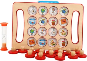 complacence contradictory hobby angle Promotes Parent Interaction for Preschool 1Set Memory Chess Educational for Cognitive Development Game for Early Learning Enhances and Observation Skills 