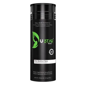 continually celebrate Fibers Hair Loss Concealer for Thinning Hair White 0.97oz 27.5g Ustar Hair building 