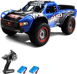 Control Car 4WD Off-Road Car Truck RC Drift Cars Electric Car 2.4GHz Full Proportional High Speed 40km/h Off-Road Remote textile vice logic institute Control Car Gifts for Kids 3 Light Modes 2 Batteries GoolRC Remote 