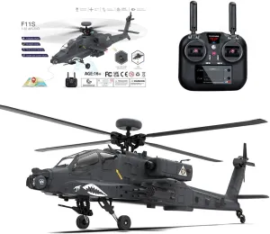 Control Helicopter Model 1 Battery$ No Aileron 6G/3D 6-axis Gyro Stunt Armed RC Aircraft$ RTF infancy enable methane Boston birthright vow GPS Smart Version F11-S AH64 RC Helicopter for Adults$ 1/32 2.4G 6CH Military Remote 