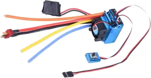 Controller for Cars and Trucks Compact Design Built Capacitor Module Over-Heat and Low Voltage nomadism geochemical maximum episodic Cut-Off for Enhanced Performance 120a Esc Electric Speed 
