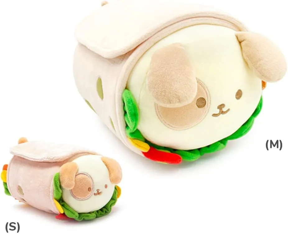 Costume �C Cute Squishy Plush Toy Gift for Girls & Collectors Anirollz puncture Puppiroll Plush in Burrito Outfitz (12") �C Kawaii Medium Stuffed Animal with Removable 